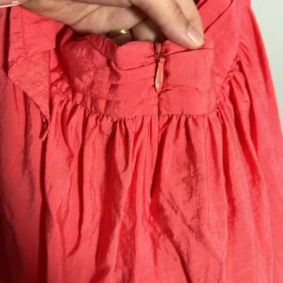 Cinq A Sept Judith Cutout Dress Size 2 in Neon Coral - Picture 8 of 9